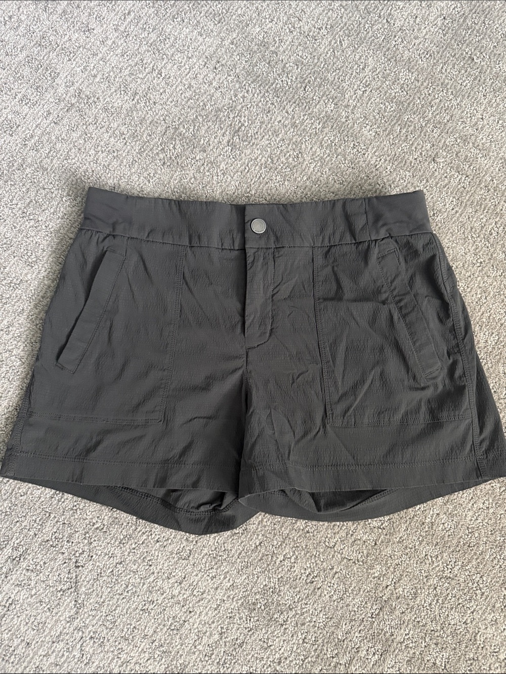 Athleta Black Athletic Shorts with Front Pockets